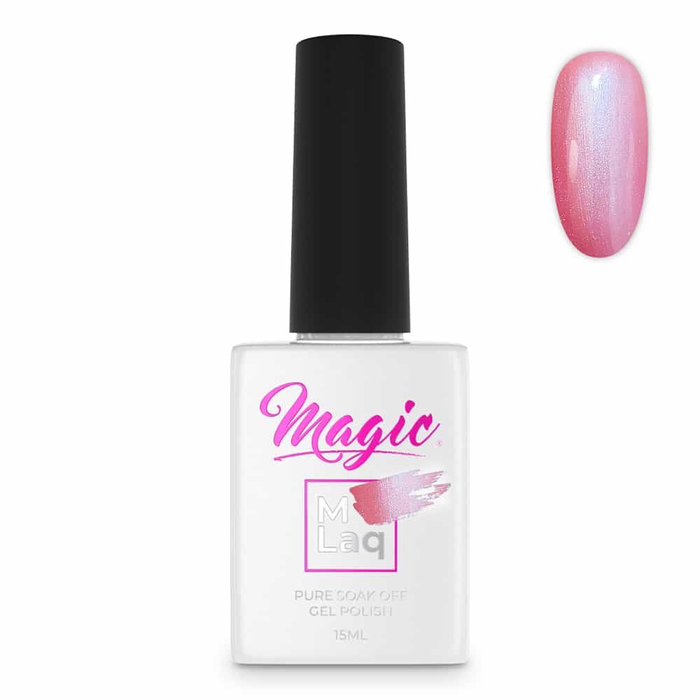 White Smoke Magic Gel Polish MLaq Pink Pearl -