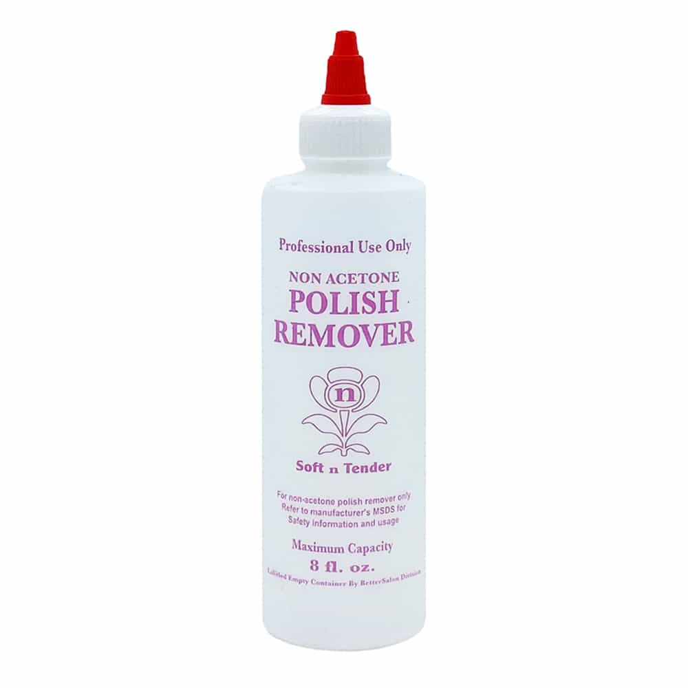 Lavender 8oz Labeled Bottle With Cap - Polish Remover - LB509